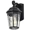 Nuvo East River Outdoor Small Wall Lantern 1 Light Matte Black Finish 60/5945 - alternate 2